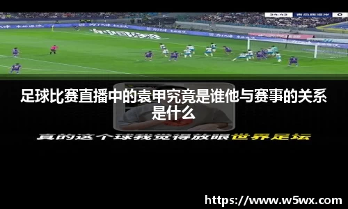 足球比赛直播中的袁甲究竟是谁他与赛事的关系是什么